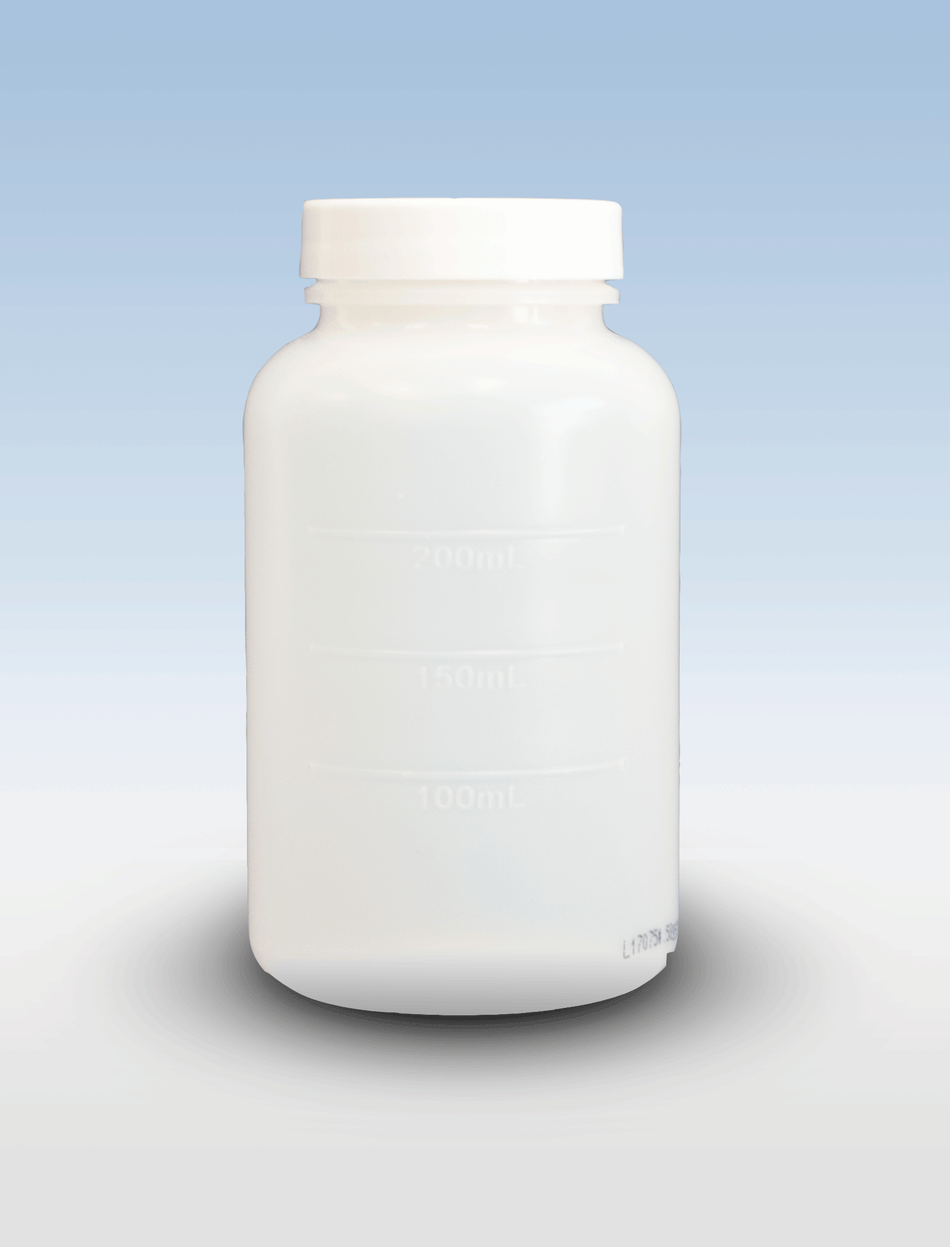 GSA Requirement: 250mL, Sterile Water Sample Bottle w/Sodium Thiosulfate for Legionella Testing, CDC method