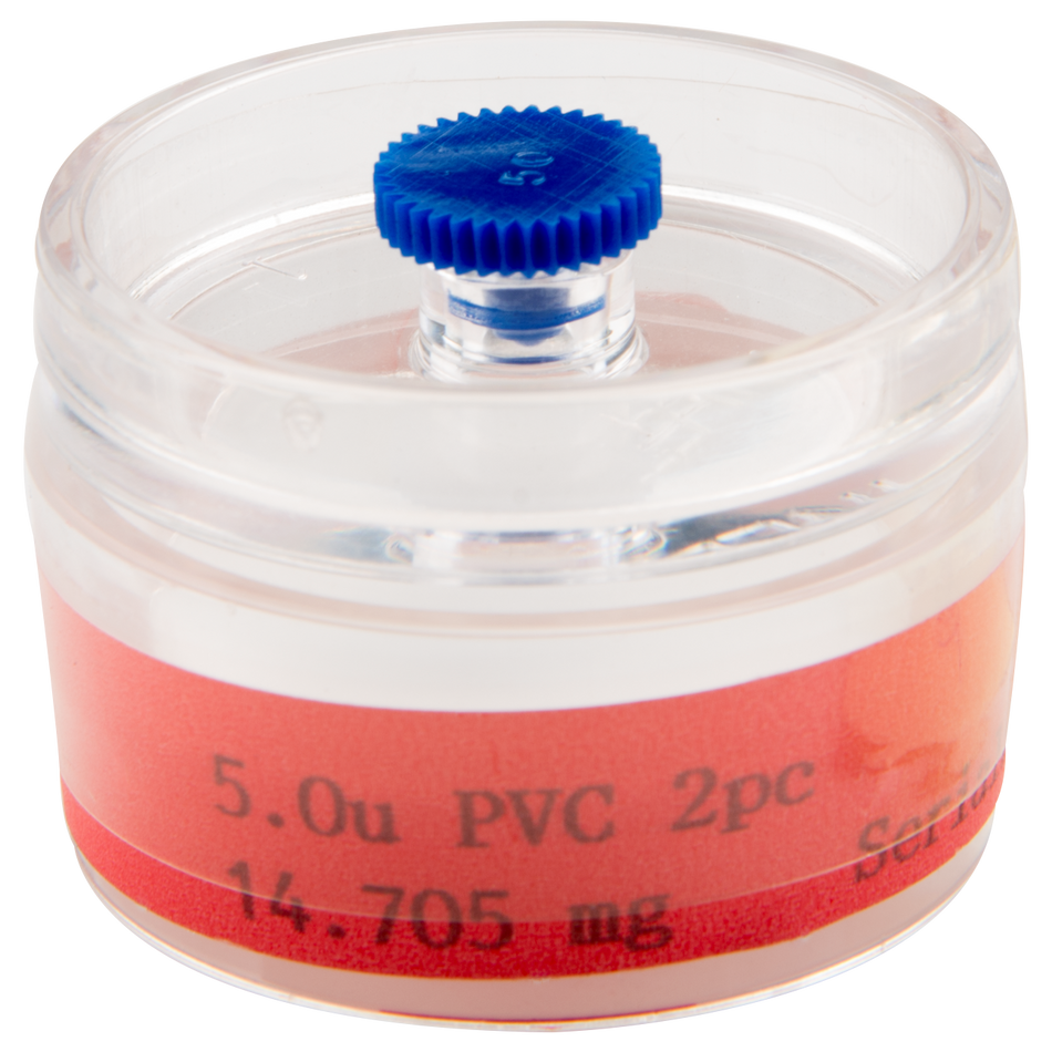 CASSETTE, 37MM 2PC, 5.0µm PVC PREWEIGHED, 50/BX