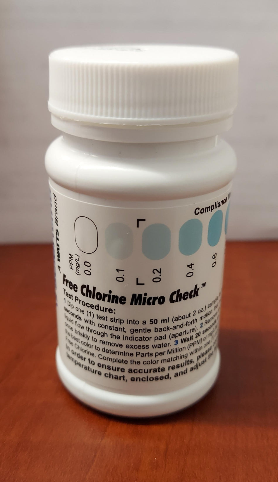 Free Chlorine Test Strips