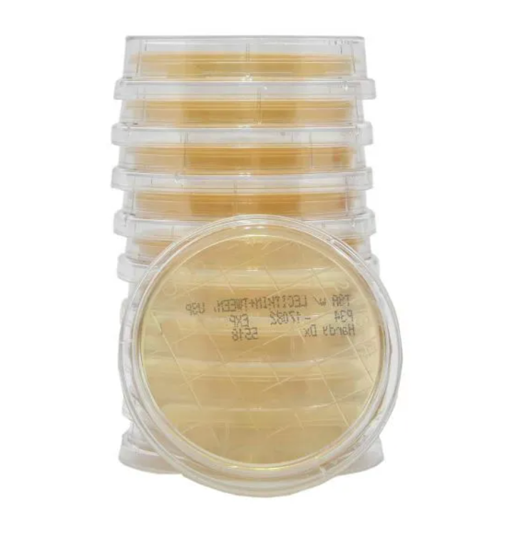 Tryptic Soy Agar (TSA) with Lecithin and Tween® 80, USP, contact plate with Lok-Tight friction, optional locking feature, 15x55 mm, package of 10