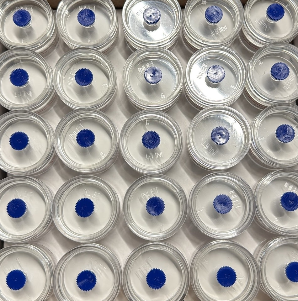 CASSETTE, 37MM 2PC, 5.0µm PVC, 50/BX