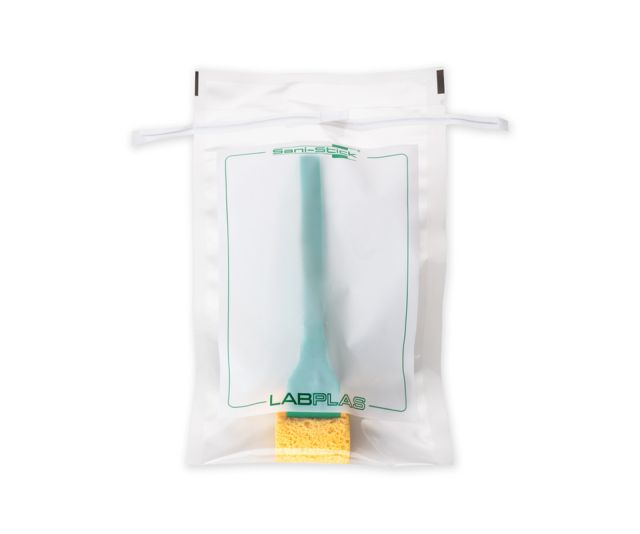 Sani-Stick™ Cellulose Sponge on Handle with Neutralizing Buffer, Twirl'em® Sample Bag, 6 x 10.5in (Pack of 10)