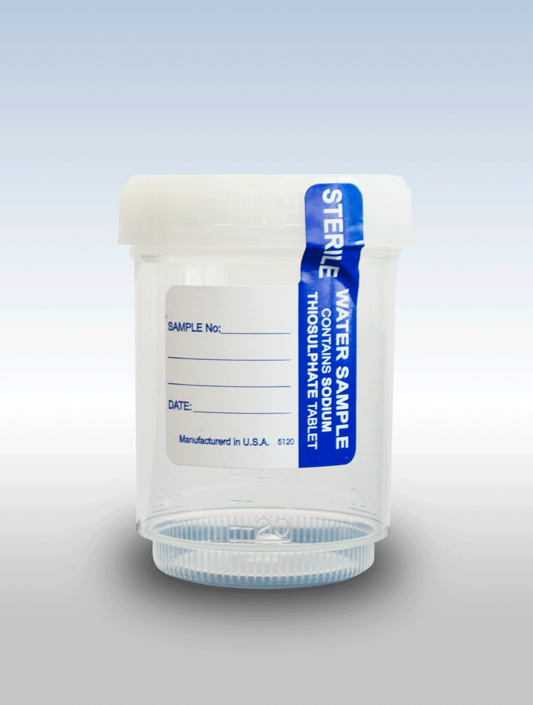 120 ml, Water Sample Bottle with Sodium Thiosulfate