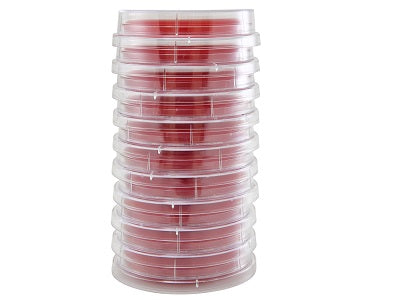 Blood Agar, 5%, contact plate with Lok-Tight™ friction lid, optional locking feature, order by the package of 10
