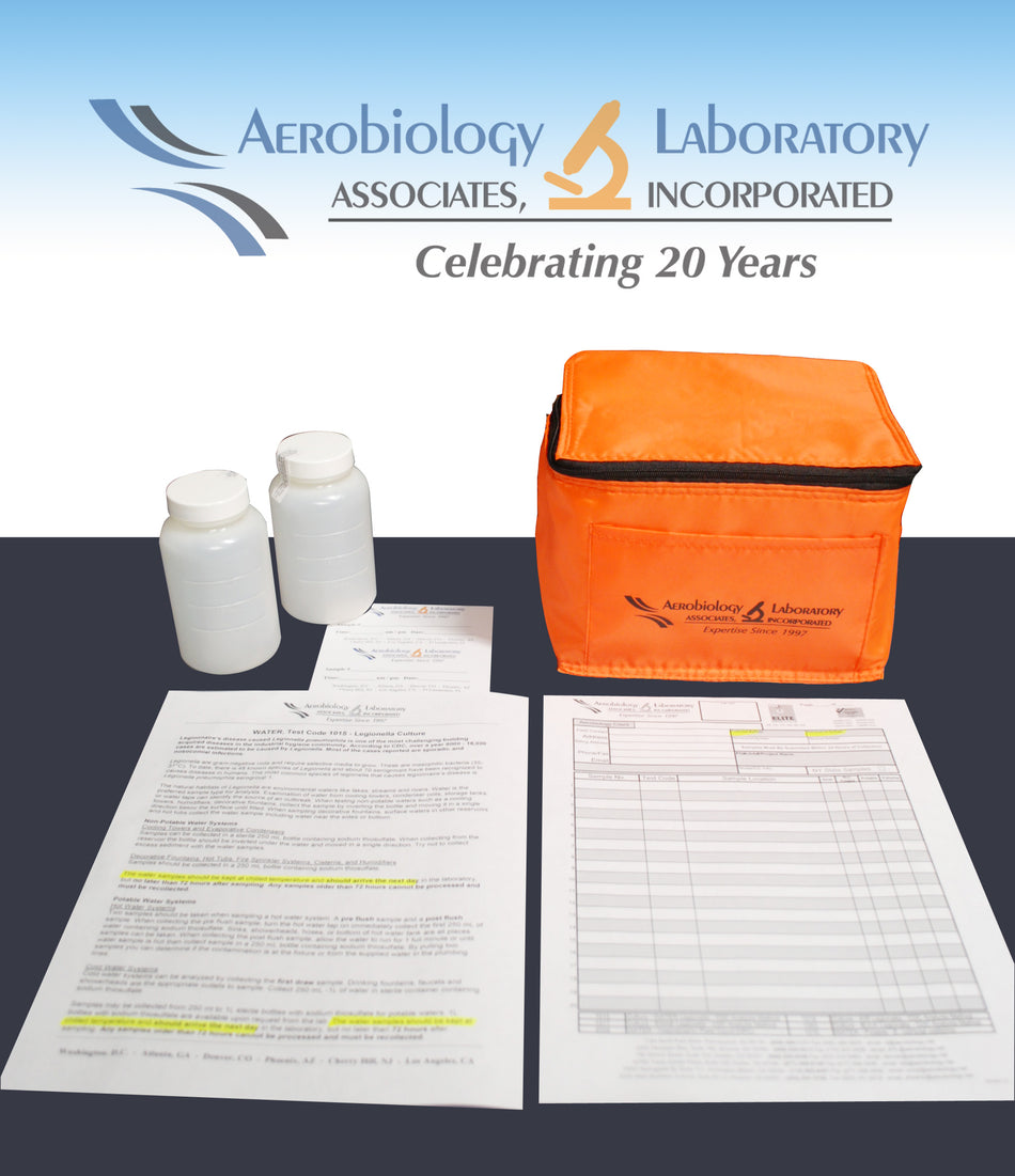 Aerobiology Mini Legionella Kit (2 bottles)